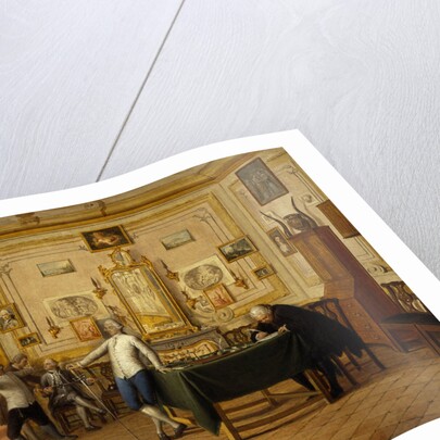 Kenneth Mackenzie, 1st Earl of Seaforth 1744 - 1781 at home in Naples: fencing scene by Pietro Fabris